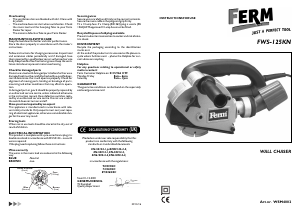 Manual FERM WSM4002 Wall Chaser