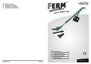 Handleiding FERM HGM1007 Heggenschaar