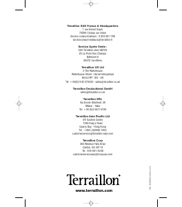 Handleiding Terraillon TX 6000 Decor Weegschaal