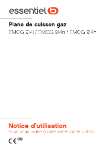 Mode d’emploi Essentiel B EMCG 914i Cuisinière