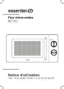 Mode d’emploi Essentiel B EM 205r Retro Micro-onde