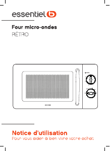 Mode d’emploi Essentiel B EM 206r Retro Micro-onde