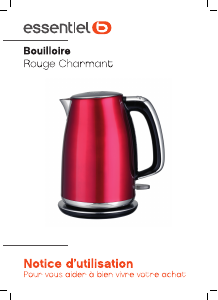 Mode d’emploi Essentiel B EBL Rouge Charmant Bouilloire