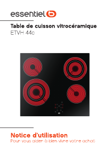 Mode d’emploi Essentiel B ETVH 44c Table de cuisson