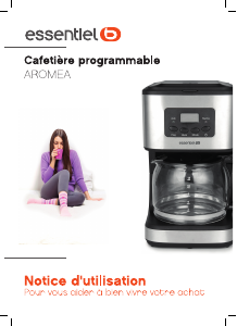 Mode d’emploi Essentiel B ECP 5n Aromea Cafetière