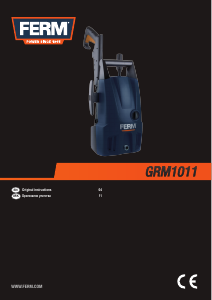 Manual FERM GRM1011 Pressure Washer