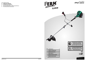Manual FERM LTM1010 Aparador de relva