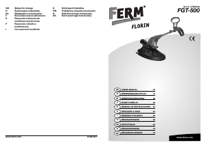 Brugsanvisning FERM LTM1006 Græstrimmer