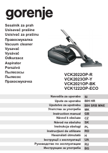 Návod Gorenje VCK1222OP-ECO Vysávač