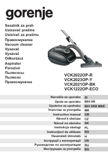 Priročnik Gorenje VCK2021OP-BK Sesalnik