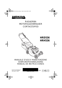 Manual de uso Honda HRH536 Cortacésped