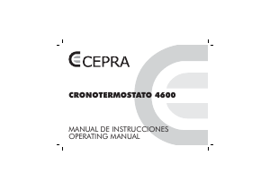 Manual de uso Cepra 4600 Termostato