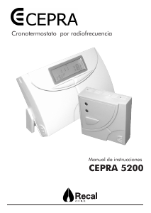 Manual de uso Cepra 5200 Termostato