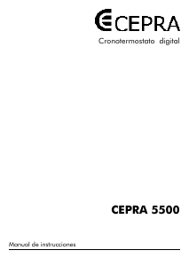 Manual de uso Cepra 5500 Termostato