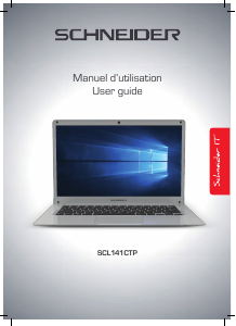 Manuale Schneider SCL141CTP Notebook