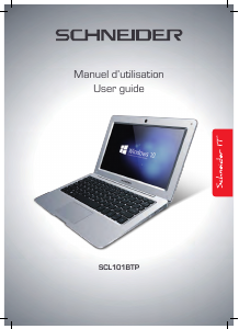 Manuale Schneider SCL101BTP Notebook