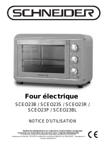 Manual Schneider SCEO23BL Oven