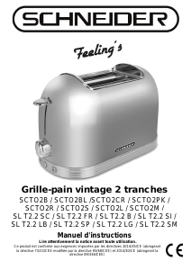 Bedienungsanleitung Schneider SL T2.2 SI Toaster