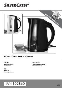 Manual SilverCrest IAN 102860 Kettle