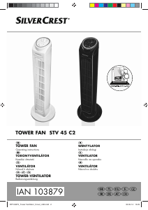 Használati útmutató SilverCrest IAN 103879 Ventilátor