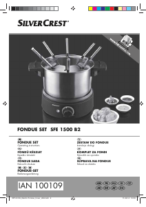 Instrukcja SilverCrest SFE 1500 B2 Fondue