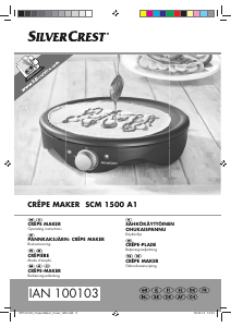 Manual SilverCrest IAN 100103 Crepe Maker