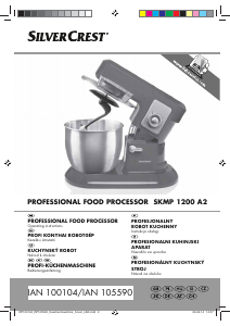 Manual SilverCrest SKMP 1200 A2 Stand Mixer