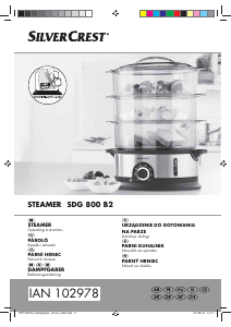 Manual SilverCrest IAN 102978 Steam Cooker
