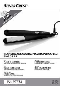 Manual SilverCrest SHG 35 A1 Alisador de cabelo