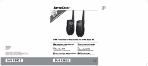 Manual SilverCrest IAN 93835 Walkie-talkie