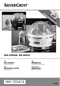 Manual SilverCrest IAN 103414 Egg Cooker