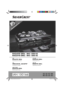 Manual SilverCrest SRG 1200 B2 Raclette Grill