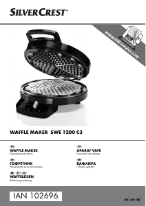 Manual SilverCrest IAN 102696 Waffle Maker