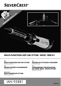 Manual SilverCrest SWCD 1000 B1 Hair Styler