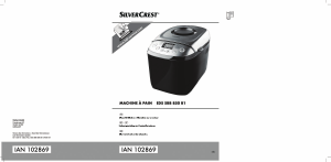 Manual SilverCrest SBB 850 B1 Bread Maker