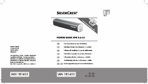 Használati útmutató SilverCrest IAN 101433 Hordozható töltő