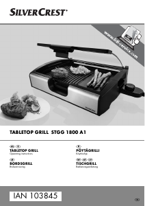 Manual SilverCrest IAN 103845 Table Grill