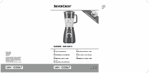 Manual SilverCrest SSM 550 E1 Blender