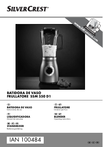 Manual de uso SilverCrest SSM 550 D1 Batidora