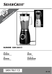 Brugsanvisning SilverCrest IAN 96113 Blender