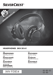 Manual SilverCrest SKH 50 A1 Headphone