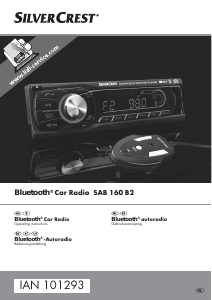 Manual SilverCrest SAB 160 B2 Car Radio