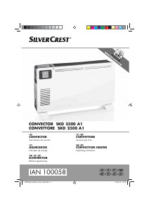 Manual SilverCrest IAN 100058 Aquecedor