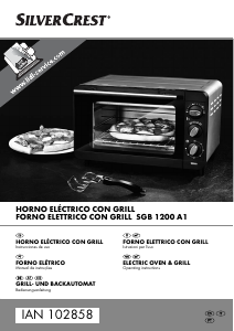 Manual de uso SilverCrest SGB 1200 A1 Horno