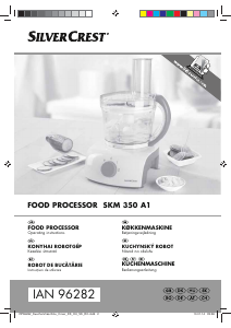 Manual SilverCrest SKM 350 A1 Food Processor