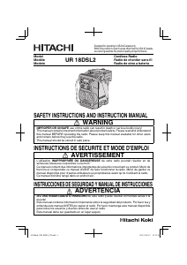 Manual Hitachi UR 18DSL2 Radio