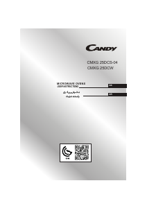 Manual Candy CMXG 25DCS-04 Microwave