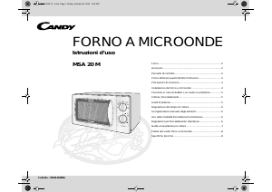 Manual de uso Candy MSA 20 M Microondas