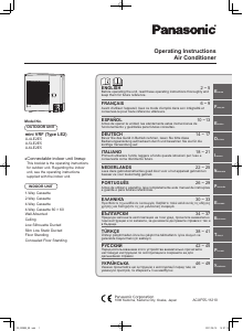 Manual Panasonic U-5LE2E5 Air Conditioner