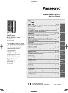 Manual Panasonic U-200PE2E8A Ar condicionado